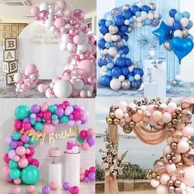 Balloon Arch Kit +Balloons Garland Birthday Wedding Party Baby Shower Decor UK 2 • $14.78