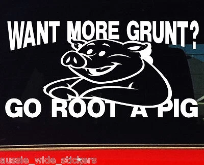 $6.90 • Buy New 200mm Funny Aussie BNS JDM 4x4 Ute Car Custom Accessories Stickers WANT MORE