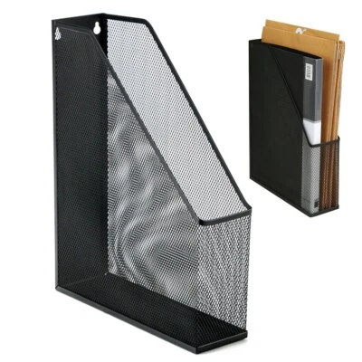 £9.99 • Buy New Mesh File Shelf Rack Desktop Magazine Holders Desk Tidy Organiser A4 Single