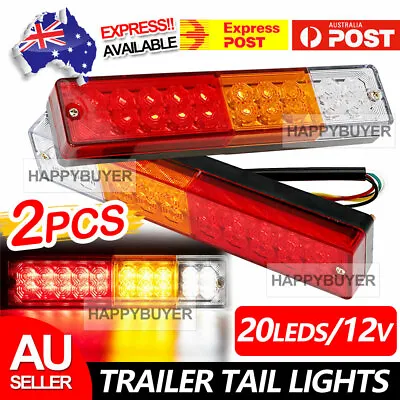 $16.95 • Buy 2X Trailer Lights LED Tail Lights Truck Ute Caravan Indicator 12V Lamp Stop AU