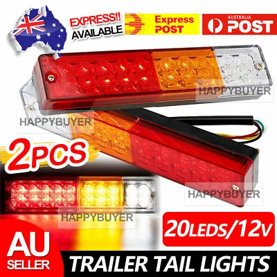 2X Trailer Lights LED Tail Lights Truck Ute Caravan Indicator 12V Lamp Stop AU • $14.45