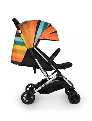 OPENED BOX Cosatto Woosh 2 Stroller Goody Gumdrops With Bumper Bar & PVC Birth • £129.95