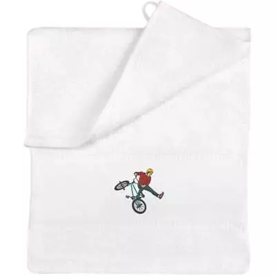 'Stunt Bike Trick' Flannel / Guest Towel (TL00038251) • £8.99