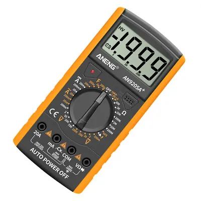  Digital Multimeter Capacitance Tester Auto Range Frequency Turn Electronic • £11.05