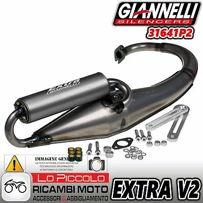 Silencer Expansion Giannelli Extra V2 Minarelli Vertical Booster BW'S Slider • $131