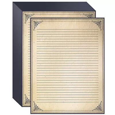48 Sheets Vintage Style Lined Letter Writing Paper For Letters Invitations • $16.74