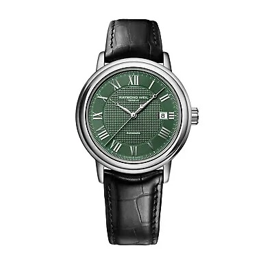 Raymond Weil 2837-STC-00520 Men's Maestro Green Automatic Watch • $483.60