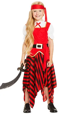 £22.95 • Buy Child Kids Pirate Dress Hat And Sash Costume Fancy Dress Girls Book Week Day