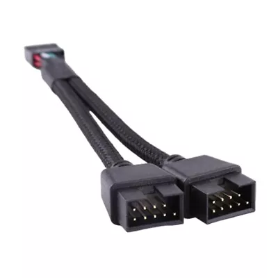 Motherboard USB Splitter 1 Into 2 PC Internal USB Splitter Adapter 1 To 2 Cable • $5.88