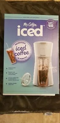 Mr. Coffee Iced Coffee Maker Single Serve Tumbler & Reusable Filter New Coffee • $20