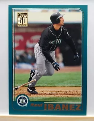 Raul Ibanez #219 2001 Topps Baseball Card Sports Trading Card 50th Anniversary  • $3