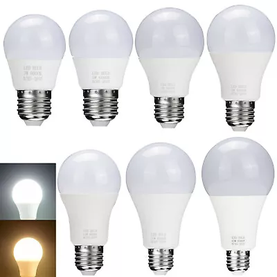 E26 E27 LED Globe Light Bulbs 3W 5W 7W 9W 12W 15W 18W White Lamp High Brightness • $5.34