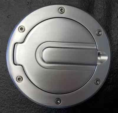 SHR Show Special Tru-Billet Brushed Clear Anodized Fuel Door For 1994-04 Mustang • $99.99