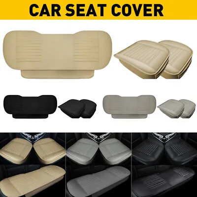 Leather Car Seat Cover Set Full Surround Universal For Auto Interior Accessories • $55.99