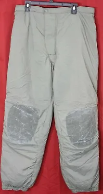 GEN III Level 7 Pants Large ECWCS Grey Primaloft EPIC Cold Weather S9 • $54.99