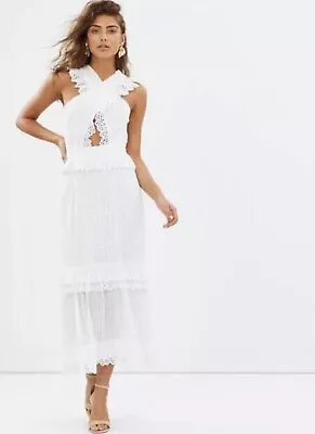 Alice McCall White Everything She Wants Midi Size 8 • $162
