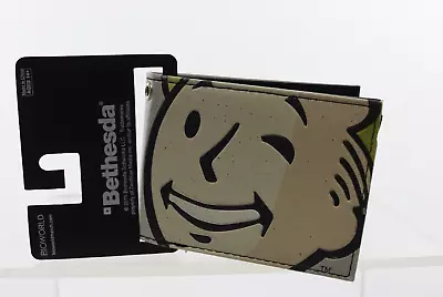 Fallout Vault Boy Video Game Wallet Bi Fold Bethesda Gaming Black Official NWT • $24.95