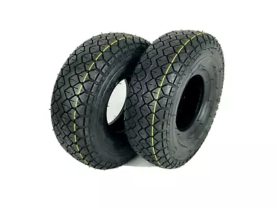 Pair Of 4.00-5 (300x100) Mobility Scooter Tyres (Good Care) Black • £49.80