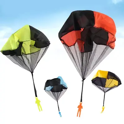 Children's Outdoor Games Toys Hand Thrown Parachute Paratrooper Mini Play Educat • $8.99