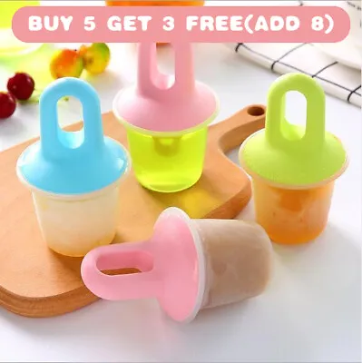 Creative DIY Popsicle Ice Cream Mold Homemade Frozen Ice Cream Popsicle Box 2024 • £1.98