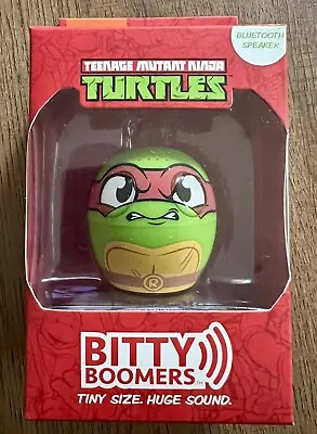 Bitty Boomers TMNT Teenage Mutant Ninja Turtles Raphael Bluetooth Speaker • £18.95