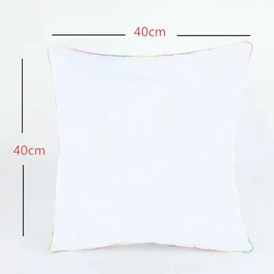 $247.50 • Buy 50 X Plain White 3D Sublimation Blank Pillow Case Cushion For Heat Press Print