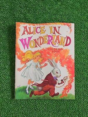 Vintage Alice In Wonderland Coloring Book 1970s Modern Promotions • $16.99