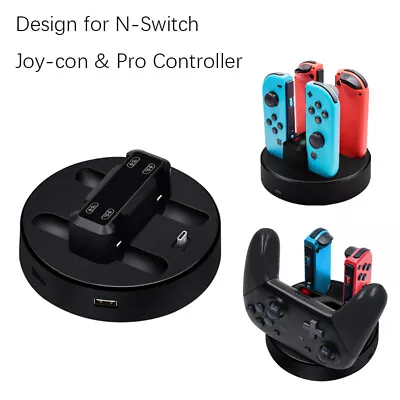 Controller Games Charging Dock For Nintendo Switch For Joy-Con Charger Stand AU • $25.99