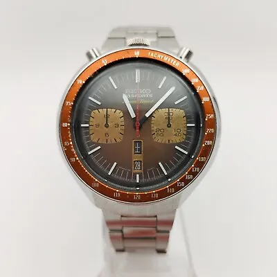 SEIKO 6138-0040 Aka BULLHEAD 5Sports Speed Timer Chronograph Automatic For Men' • $625.27
