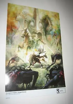 Legend Of Zelda: Twilight Princess Poster # 1 Link On Epona? W/ Enemies • £48.25