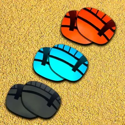 3 Sets Lenses Replacement For-Oakley Beckon-Solid Black&Blue&Orange Red • $19.79