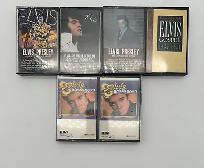 Lot Of 6 Elvis Presley Cassettes : Always On MyMind/ Reconsider Baby &more • $20
