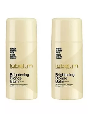 LABEL.M BRIGHTENING BLONDE BALM 100ml 3.4oz - SOLD As 2 PACK - FREE SHIPPING! • $15.50