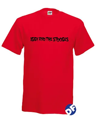 Iggy And The Stoogies Rock Replica Tshirt Iggy Pop Large Logo Design Small Logo • £9.99