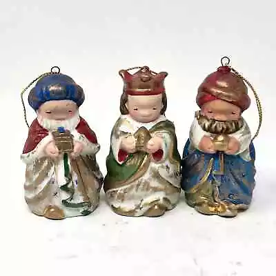 Michel & Co Vintage Wee Three Kings Ornament Lot Of 3 • $125