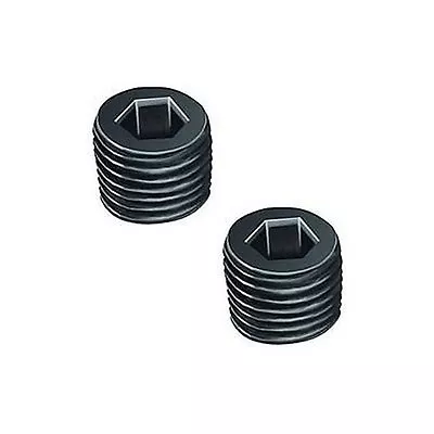 Pair 1/16  NPT NPTF Pipe Thread Allen Head Plug Black Steel  +W7 • $6.89