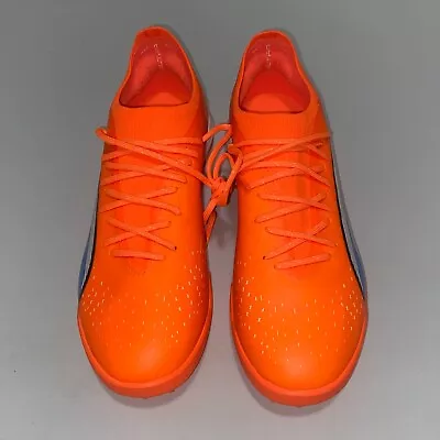 PUMA Men’s Size 9.5 Ultra Ultimate Cage Turf Soccer Shoes 107210-01 Orange • $68.95