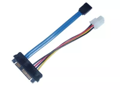 SAS Male To SATA 7 Pin And Molex 4 Pin Power Cable - 6 Inches • $2.50