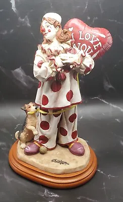 1997 Vanmark Clowning In America  From The Bottom Of My Heart  Figurine  • $53
