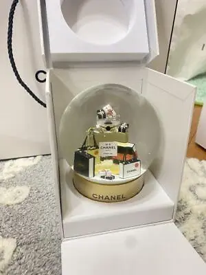 CHANEL Snow Perfume Globe Ball Vip Christmas Gift Limited Edition 2021 W/Box • $528.29