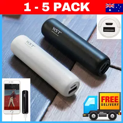 $23.95 • Buy Mini USB Power Bank 3350mAh Portable External Battery Pack Small Mobile Phone