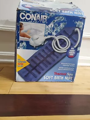 CONAIR Thermal Spa Soft Bath Mat MBTS2N Air Bubbles Massage Heat • $94.99