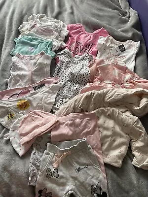 £3.95 • Buy Baby Girls Bundle 0 To 3 Months. 18 Pieces