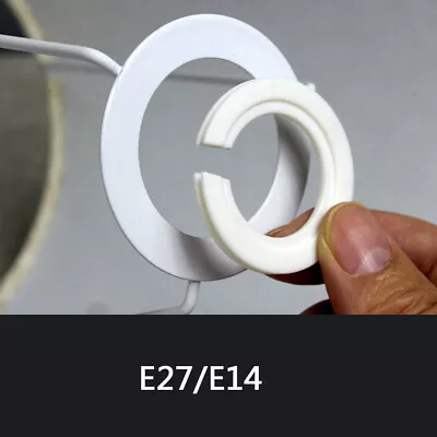 5pcs E27 To E14 Lampshade Adapter Reducer Ring Converter Lamps Light Accessories • $4.39