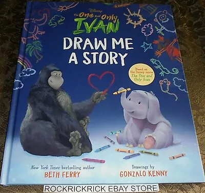 Disney The One & Only Ivan - Draw Me A Story Book By Beth Ferry Hardcover New • $11