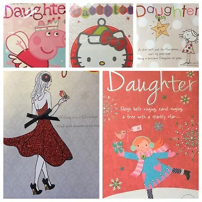 Daughter Christmas Card   (F11) See Xmas Offer • £2.08