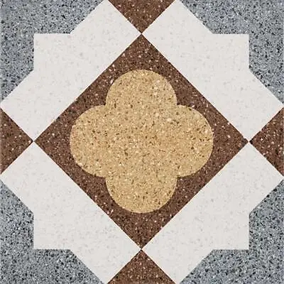 £5 • Buy Decorative Picture Geometric Design 22.3cm Porcelain Wall & Floor Tile (single)