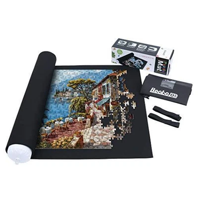 £14.99 • Buy Becko Puzzle Roll Jigsaw Storage Felt Mat, Jigroll Up To 1,500 Pieces, Material
