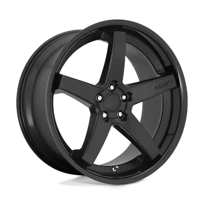 Asanti Black ABL31 REGAL 22X10.5 5X120 35mm Satin Black Gloss Black Lip Wheel • $365.43