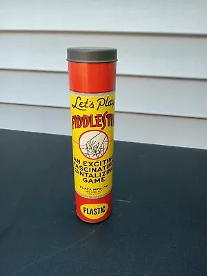 Vintage Let’s Play Fiddle Stix Game Original Container W 31 Stix  (Trl7#22) • $8.40